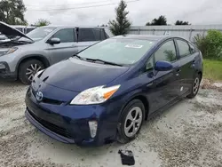 Salvage cars for sale at Arcadia, FL auction: 2015 Toyota Prius