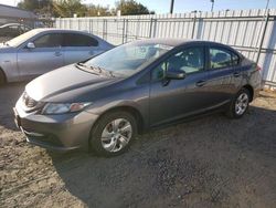 Salvage cars for sale at Sacramento, CA auction: 2015 Honda Civic LX