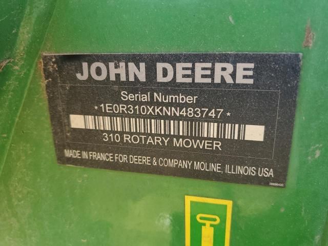 2022 John Deere R310