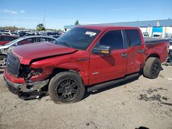 Ford salvage cars for sale: 2012 Ford F150 Supercrew