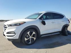 Salvage cars for sale at auction: 2017 Hyundai Tucson Limited