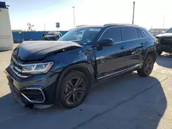 Salvage cars for sale from Copart Anthony, TX: 2022 Volkswagen Atlas Cross Sport SEL R-Line