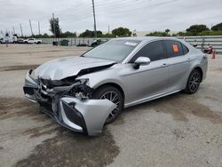 Vehiculos salvage en venta de Copart Miami, FL: 2024 Toyota Camry SE Night Shade