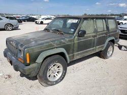 Salvage cars for sale at Houston, TX auction: 1997 Jeep Cherokee SE