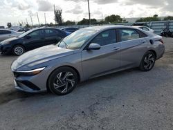 Salvage cars for sale from Copart Miami, FL: 2024 Hyundai Elantra SEL