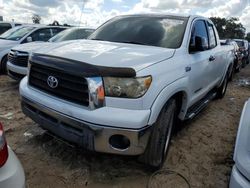 Salvage cars for sale at Riverview, FL auction: 2008 Toyota Tundra Double Cab