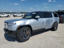 Salvage cars for sale at Houston, TX auction: 2024 Rivian R1S Adventure