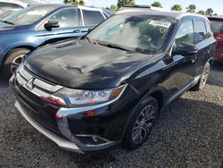 Salvage cars for sale at Riverview, FL auction: 2018 Mitsubishi Outlander SE