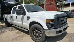 Salvage trucks for sale at Anthony, TX auction: 2008 Ford F250 Super Duty