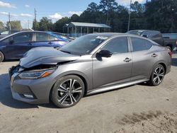 Salvage cars for sale at Savannah, GA auction: 2021 Nissan Sentra SR