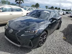 Carros salvage a la venta en subasta: 2018 Lexus IS 300