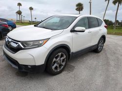 Salvage cars for sale at Riverview, FL auction: 2018 Honda CR-V EXL