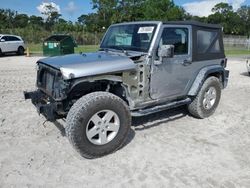 Jeep salvage cars for sale: 2017 Jeep Wrangler Sport