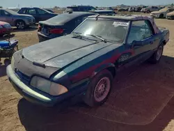 Salvage cars for sale at Brighton, CO auction: 1990 Ford Mustang LX