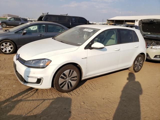 2016 Volkswagen E-GOLF SEL Premium