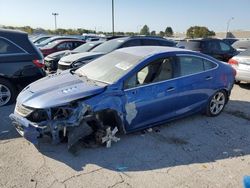 Salvage cars for sale at Indianapolis, IN auction: 2017 Chevrolet Cruze Premier