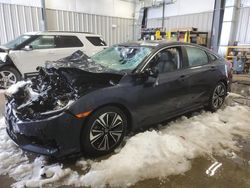 Honda salvage cars for sale: 2017 Honda Civic EXL