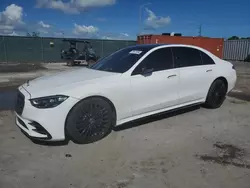 Salvage cars for sale at Homestead, FL auction: 2023 Mercedes-Benz S 580 4matic