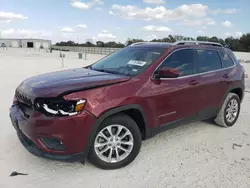 Salvage SUVs for sale at auction: 2019 Jeep Cherokee Latitude