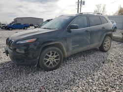 Salvage cars for sale at Wayland, MI auction: 2015 Jeep Cherokee Latitude