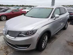 Salvage cars for sale at Riverview, FL auction: 2016 Lincoln MKX Select