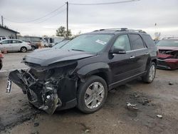 Salvage cars for sale at Pekin, IL auction: 2017 GMC Acadia Limited SLT-2