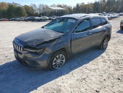 Salvage cars for sale from Copart Charles City, VA: 2019 Jeep Cherokee Latitude Plus