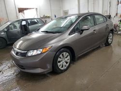 Honda Civic lx salvage cars for sale: 2012 Honda Civic LX