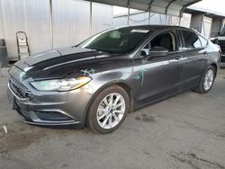 Salvage cars for sale at Fresno, CA auction: 2017 Ford Fusion SE