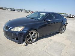 Salvage cars for sale at Wilmer, TX auction: 2010 Lexus IS 250