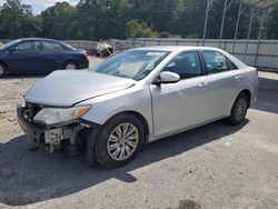 Salvage cars for sale at Savannah, GA auction: 2012 Toyota Camry Base