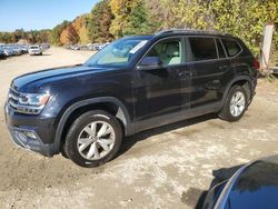 Salvage cars for sale at North Billerica, MA auction: 2018 Volkswagen Atlas SE