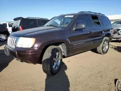 Jeep Grand Cherokee Limited salvage cars for sale: 2004 Jeep Grand Cherokee Limited