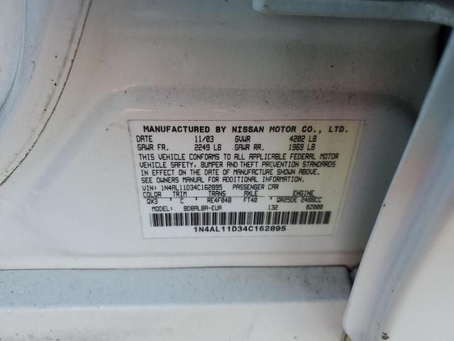 2004 Nissan Altima Base