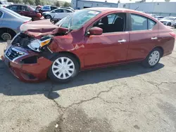 Salvage cars for sale at Vallejo, CA auction: 2018 Nissan Versa S