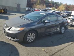 Honda salvage cars for sale: 2012 Honda Civic LX