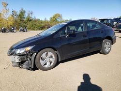 Honda salvage cars for sale: 2015 Honda Civic LX