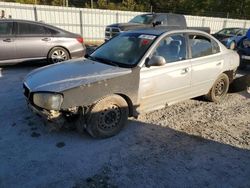 Salvage cars for sale at Hurricane, WV auction: 2002 Hyundai Elantra GLS