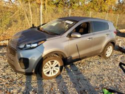 Salvage cars for sale at Cicero, IN auction: 2019 KIA Sportage LX