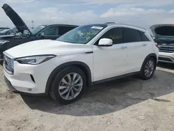 Carros salvage a la venta en subasta: 2021 Infiniti QX50 Essential