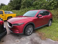 Salvage cars for sale at Riverview, FL auction: 2019 Mazda CX-5 Grand Touring