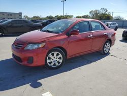 Salvage cars for sale at Wilmer, TX auction: 2013 Toyota Corolla Base