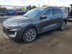 Vehiculos salvage en venta de Copart Denver, CO: 2020 Ford Escape Titanium