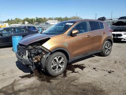 Salvage cars for sale at Pennsburg, PA auction: 2020 KIA Sportage LX