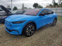 Salvage cars for sale at Arcadia, FL auction: 2022 Ford Mustang MACH-E Premium