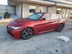 Salvage cars for sale at Earlington, KY auction: 2017 Alfa Romeo Giulia TI Q4