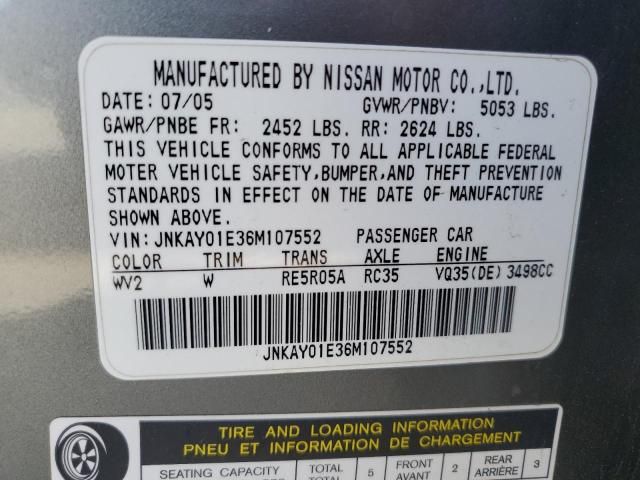 2006 Infiniti M35 Base