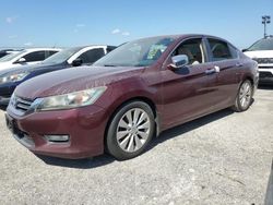 Salvage cars for sale at Riverview, FL auction: 2013 Honda Accord EXL