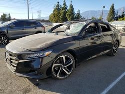 Salvage cars for sale from Copart Rancho Cucamonga, CA: 2021 Honda Accord Sport