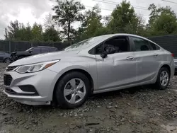 Chevrolet Cruze Vehiculos salvage en venta: 2017 Chevrolet Cruze LS